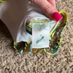 Kona Sol NWT!  Yellow / Green Leaf and Floral Print Bikini Top Size Medium Photo 2