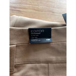 EXPRESS Brown tan plants size 10 R flair low cut new with tags Photo 4