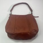 American Leather Co shoulder bag Carmel Brown Side Pockets Boho Classic Cottage Photo 7