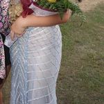 Jovani Size 00  blue/beige Gown Photo 3