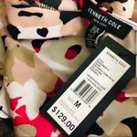 Kenneth Cole Surplice Faux Wrap Satin Dress Poppy Camo Petal Size M NWT $129.00 Photo 6