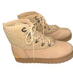 NIB Larroude Vail Nubuck Leather Boot in Sand And Cream 7 Size undefined Photo 2