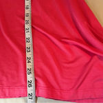 Soft Surroundings Timely Tunic Top Petite Med Pink Shark Bite Hem Short Sleeve Photo 7