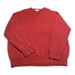 Turnbury Dark Red Silk/Cashmere V Neck Long Sleeved Sweater XL Photo 2