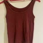 Brandy Melville Rust Ribbed Tank Top Photo 0