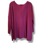 Orange Fashion Village Supersoft Boatneck Sweater O/S Plum Size M Photo 2