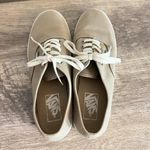 Vans  Beige Canvas Sneakers Shoes Women’s Size 7 Lace Up Neutral Comfort Casual Photo 4
