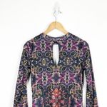 Free People  Cabaret Long Sleeve Maxi Dress Medium Sunrise Combo Stretch Photo 11