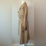 Mango Classic Tan Wrap Trench Coat Size Large Photo 4