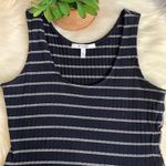 derek lam 10 crosby • layered tank nautical striped cotton sleeveless dress Blue Size 4 Photo 9