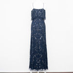 Aidan Mattox  Beaded Cold Shoulder Halter Gown NWT Photo 2