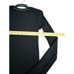 Lululemon Be Bold Backbend Sweater Small Cashmere Blend Long Sleeve Black #EE7-6 Photo 4