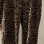 Michael Kors MICHAEL Cheetah Print Ponte Knit Pull-On Slim Leg Ankle SZL Photo 6