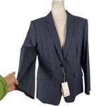 Hugo Boss New Women's 12 Jalouise Longline Stretch Wool Blend Blazer Career Job Photo 3