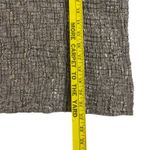 Annie Alexander Sleeveless Top Metallic Crinkle Textured‎ Gray Large Photo 7