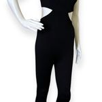 It Takes Nothing Cutout Seamless Jumpsuit Black Size M Photo 3