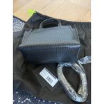 $473 New Ampersand as Apostrophe The Micro Tote in Black Buffalo Leather Photo 5