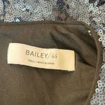Bailey 44 Edie Sequin Navy Blue Short Sleeve crew Neck Top Size Small Photo 6