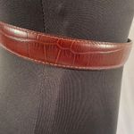 Liz Claiborne 90’s Vintage ‘’ Brown Leather Belt Photo 4