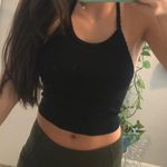 Out From Under Black Crop Halter Top Photo 0