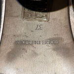 Free People Taupe Nouvella Criss Cross Wrap Chunky Heel Suede Leather Sz 38/6.5 Photo 9