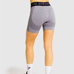 Gymshark FLEX SHORTS in Charcoal Marl/Black Photo 1