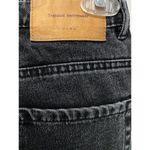 ZARA Trafaluc Jeans 2 Black High Waist Tapered Straight Denim Cotton Modern Photo 4