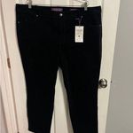 Gloria Vanderbilt Amanda Corduroy Pant Black Size 24W New With Tag Photo 0