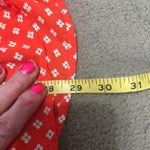 Reborn tunic orange and white block dress small Photo 11