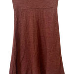 prAna  Burgundy Fold Over Waistband‎ Midi Skirt Size Small Photo 0
