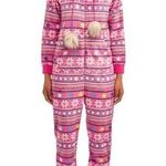 Holiday Time women’s small faux fur trim union suit Photo 0