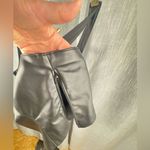 Abercrombie & Fitch  Black Convertible faux leather Fitted Bustier Tank medium Photo 9