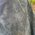 Josephine Chaus Green Suede Leather Jacket Size S Photo 2