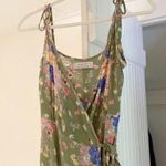 Auguste Eve Market Floral Wrap Maxi Dress in Olive Size 4 Retail $173 Photo 9