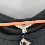 Z Supply  Dress Medium Gray Ribbed Bodycon Selah Eco Knit Rib Mini Casual NWT Photo 3