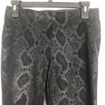 INC Snake Print Baddie Boho Coquette Feminine Chic Womens Ankle Pull On Pants 4 Black Photo 2