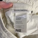 Paige  Women's White Skinny Ankle Peg Stretch Mid Rise Jeans size 30 Photo 5