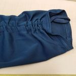 Adidas {S} Women's Running Climalite Ruched Leg Dark Teal Back Waistband Pocket Photo 10