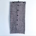 BLANK NYC NWT Size M Catch Ya Later Knit Straight Pencil Skirt Gray Photo 4