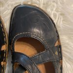 Josef Seibel Black Leather Sandals close toe size 38 USA (7.5) excellent cond Photo 6