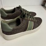 Michael Kors Brown and Green Signature Sneakers women’s 8 (worn once) Photo 3