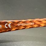 Prada VPR 03H 7BP-101 Honey Brown Chevron 51-16-135 Rectangular Eyeglass Frame Photo 11