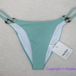 NEW Rhythm Free People Ring Itsy Bikini Bottoms in aruba, size M Green Size M Photo 0
