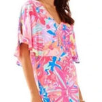 Lilly Pulitzer Gabrielle Caftan Dress in Playa Hermosa Pink Size Small Photo 0