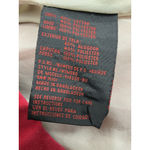 Womans Weather Tamer Large Red Zip Up Snap Up Hidden Hood Midweight Jacket Photo 3