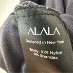 Alala  Black Distressed Sleeveless Muscle Tee, Size XS Photo 5