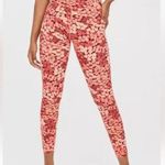 Aerie Offline Pink Real Me Extra Hold Hi-Rise 7/8 Pink floral leggings Large Photo 0