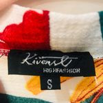 Floral Printed Style Half Sleeve Beach Coverup kimono sz small Photo 5