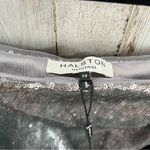 Halston Heritage NWT  Women's Gray Silver Strapless Sequin Dress Photo 3