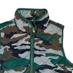 J.Crew  Women's Camouflage Puffer Vest Jacket Green Size S Photo 5